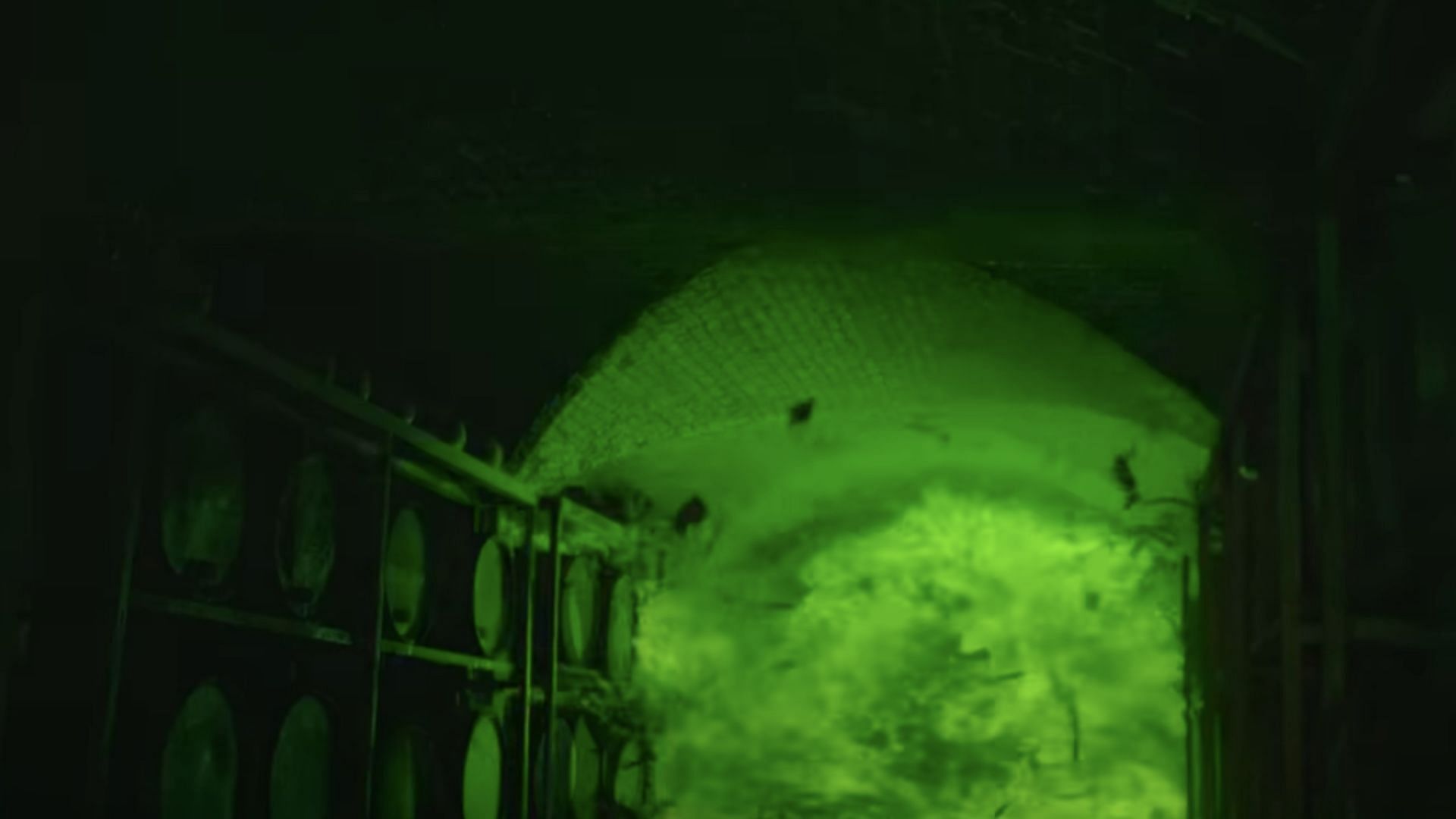 The wildfire explodes from the tunnels (Image via YouTube/ GameofThrones)